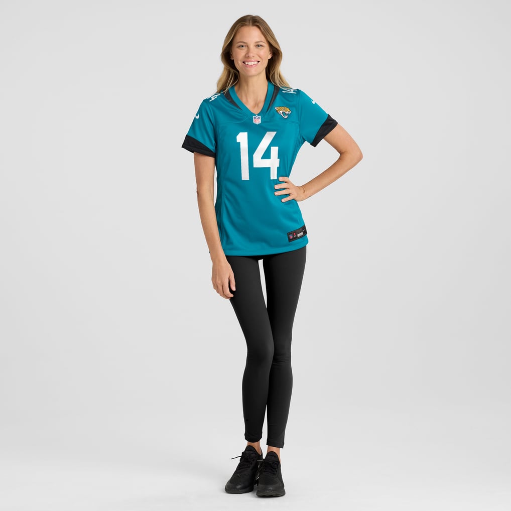 Women's Jacksonville Jaguars Elijah Cooks Teal Team Game Jersey