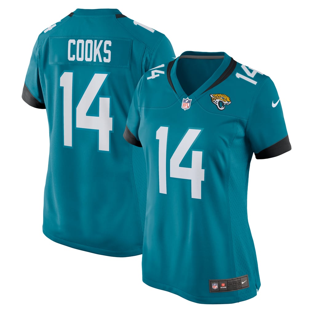 Women's Jacksonville Jaguars Elijah Cooks Teal Team Game Jersey