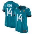 Women's Jacksonville Jaguars Elijah Cooks Teal Team Game Jersey