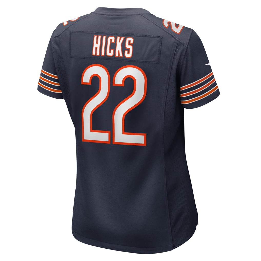 Women's Chicago Bears Elijah Hicks Navy Team Game Jersey
