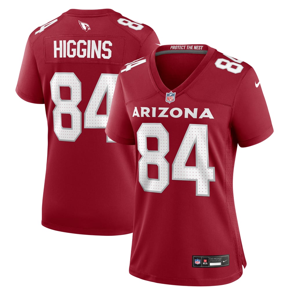 Women's Arizona Cardinals Elijah Higgins Cardinal Team Game Jersey