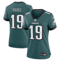 Women's Philadelphia Eagles Elijah Moore Midnight Green Team Game Jersey