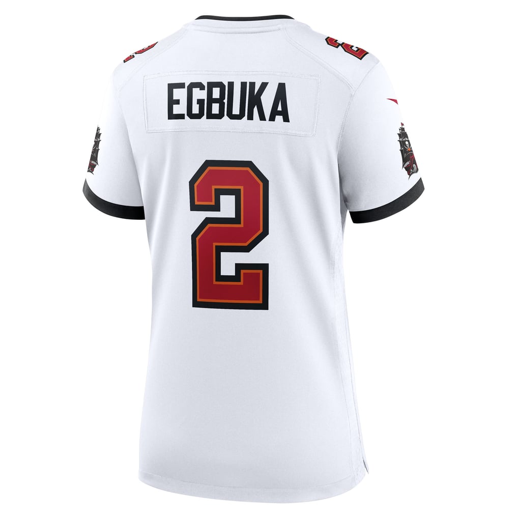 Women's Tampa Bay Buccaneers Emeka Egbuka White Game Jersey