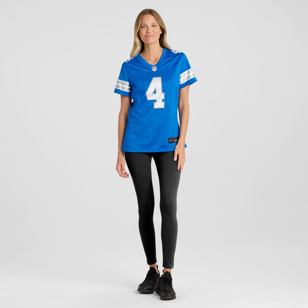 Women's Detroit Lions Emmanuel Moseley Blue Team Game Jersey