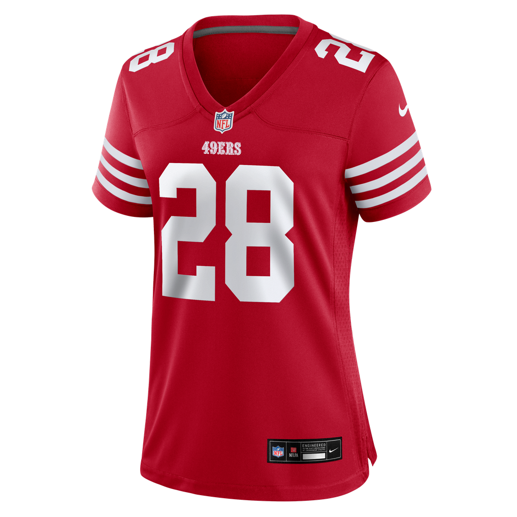Women's San Francisco 49ers Ephesians Prysock Scarlet Team Game Jersey
