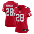 Women's San Francisco 49ers Ephesians Prysock Scarlet Team Game Jersey