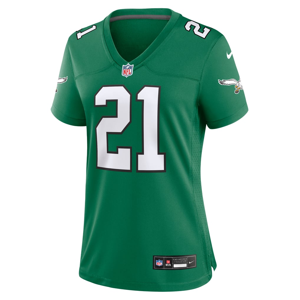 Women's Philadelphia Eagles Eric Allen Kelly Green Alternate Game Jersey