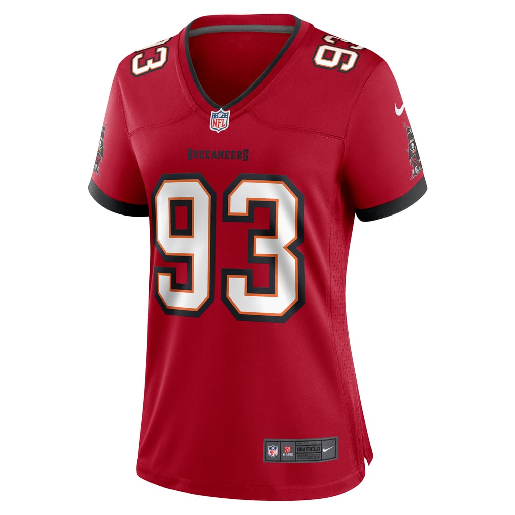 Women's Tampa Bay Buccaneers Eric Banks Red Game Jersey
