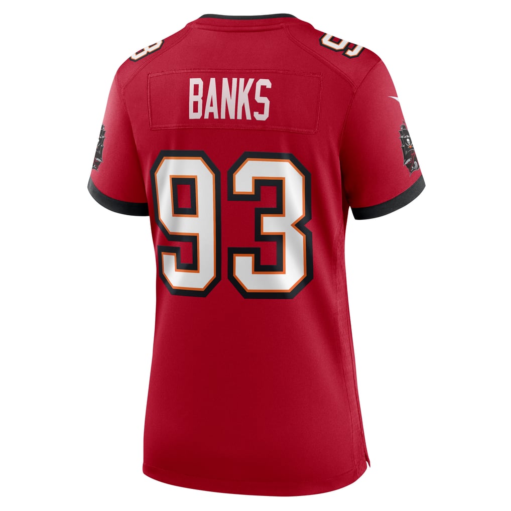 Women's Tampa Bay Buccaneers Eric Banks Red Game Jersey