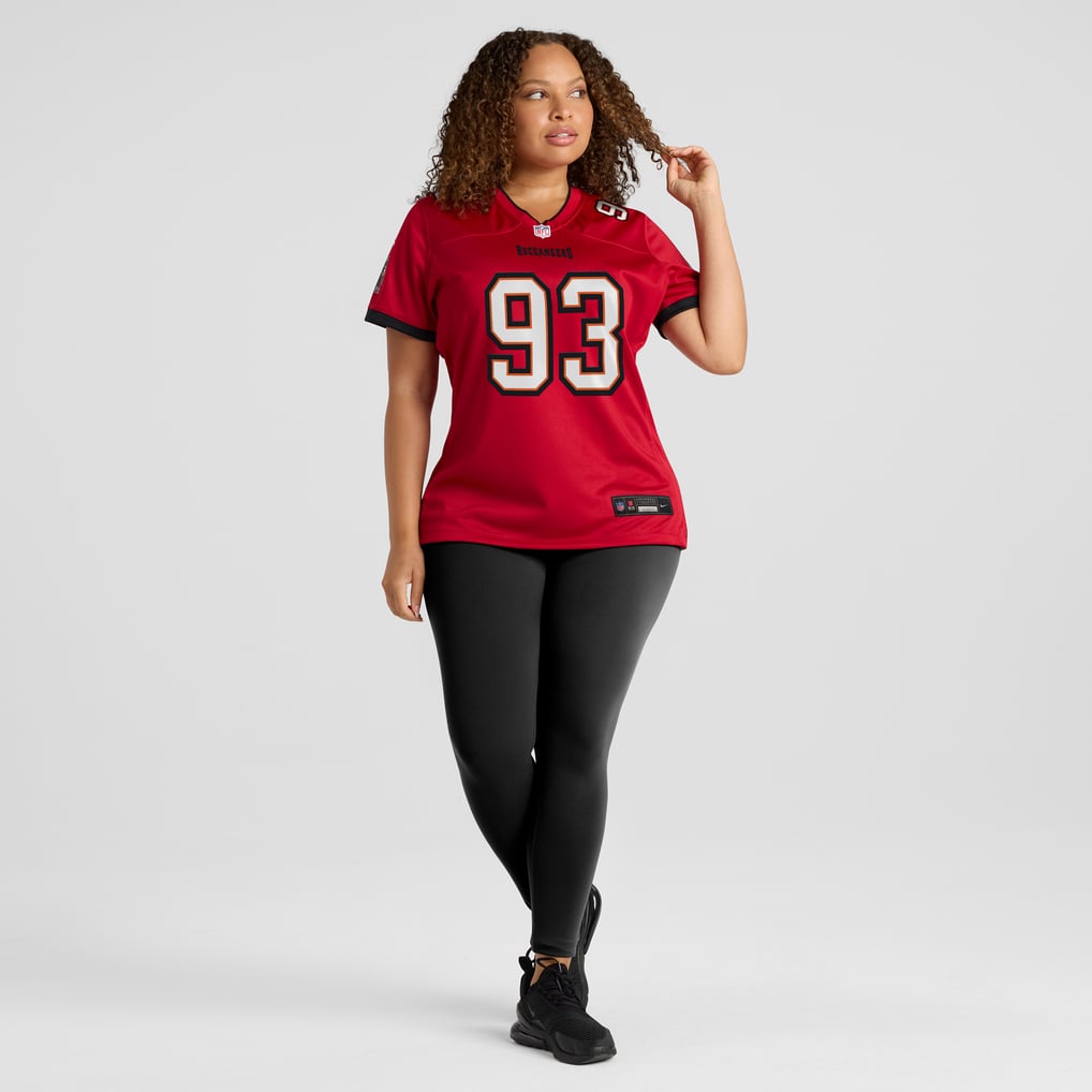 Women's Tampa Bay Buccaneers Eric Banks Red Game Jersey