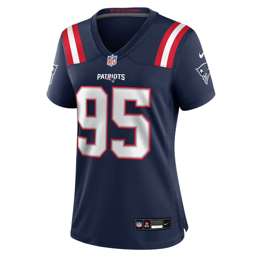 Women's New England Patriots Eric Gregory Navy Team Game Jersey