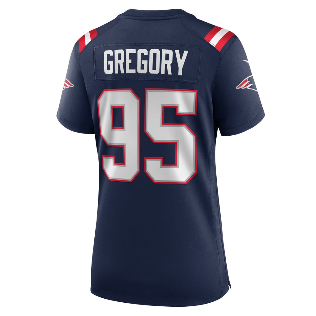 Women's New England Patriots Eric Gregory Navy Team Game Jersey