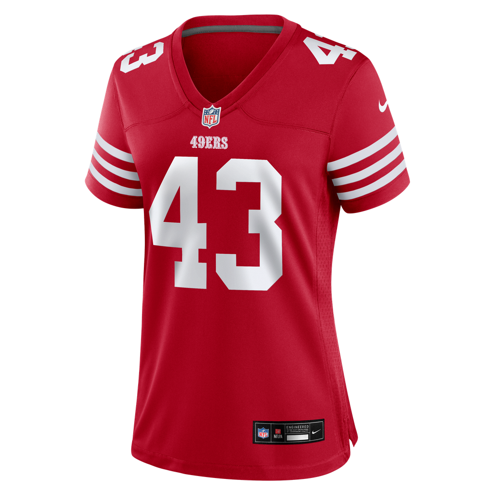 Women's San Francisco 49ers Eric Kendricks Scarlet Game Jersey