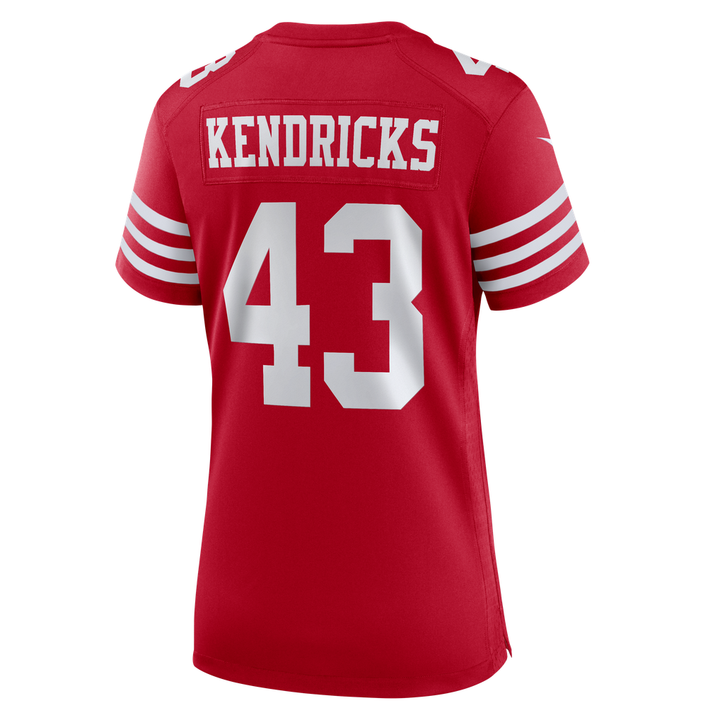 Women's San Francisco 49ers Eric Kendricks Scarlet Game Jersey