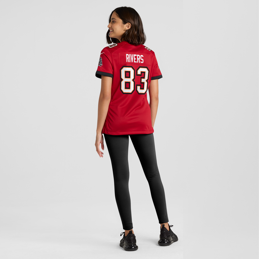 Women's Tampa Bay Buccaneers Eric Rivers Red Team Game Jersey