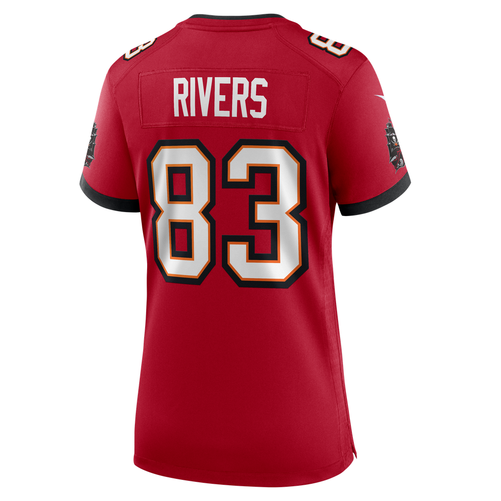 Women's Tampa Bay Buccaneers Eric Rivers Red Team Game Jersey