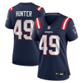 Women's New England Patriots Erick Hunter Navy Team Game Jersey