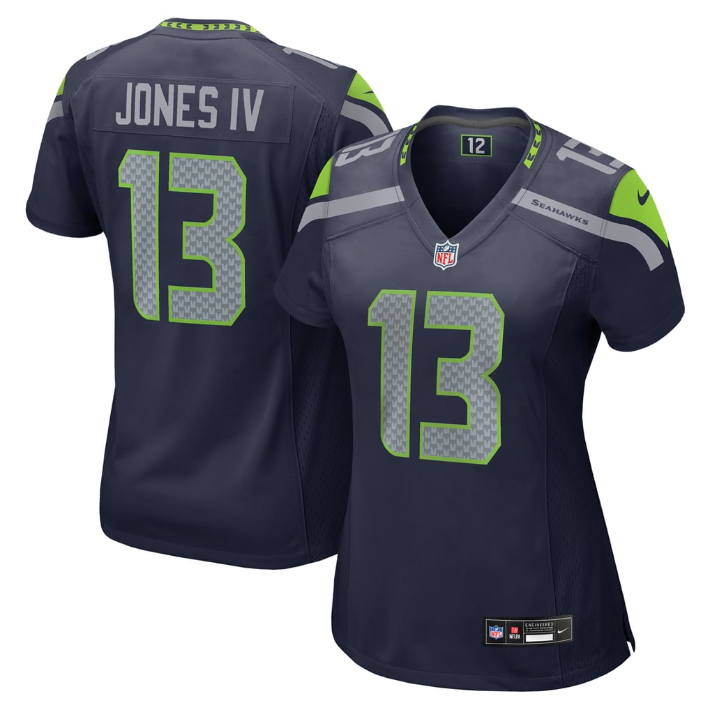 Women's Seattle Seahawks Ernest Jones IV College Navy Team Game Jersey