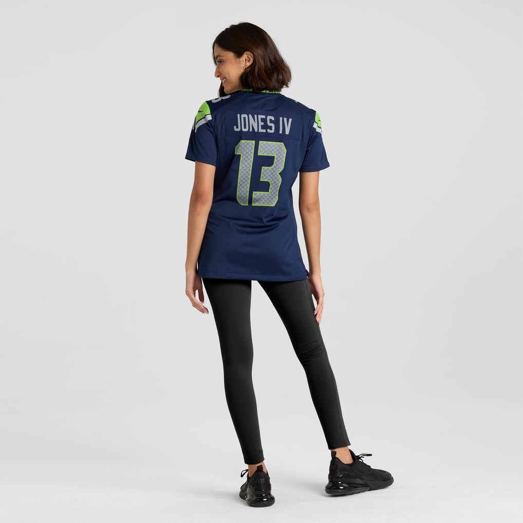 Women's Seattle Seahawks Ernest Jones IV College Navy Team Game Jersey