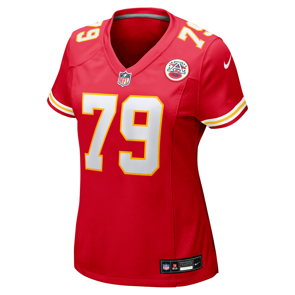 Women's Kansas City Chiefs Esa Pole Red Team Game Jersey