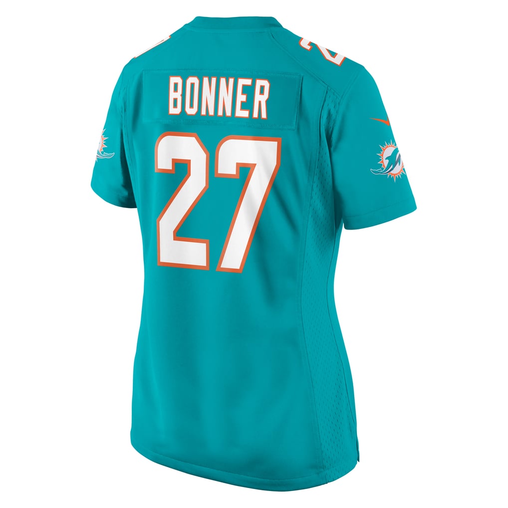 Women's Miami Dolphins Ethan Bonner Aqua Game Jersey