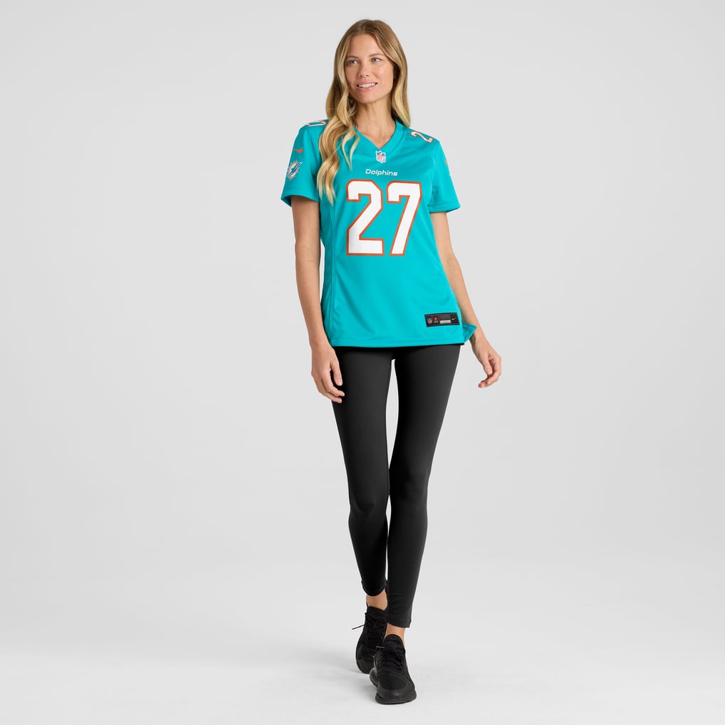 Women's Miami Dolphins Ethan Bonner Aqua Game Jersey
