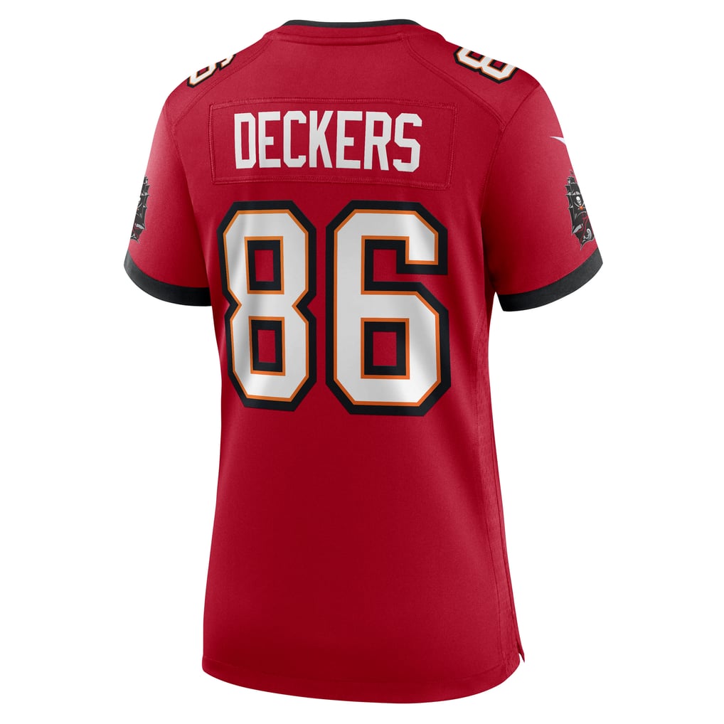 Women's Tampa Bay Buccaneers Evan Deckers Red Team Game Jersey