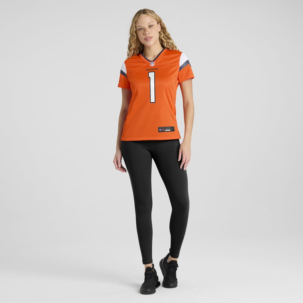 Women's Denver Broncos Evan Engram Orange Team Game Jersey