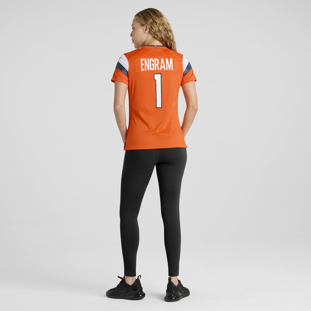 Women's Denver Broncos Evan Engram Orange Team Game Jersey