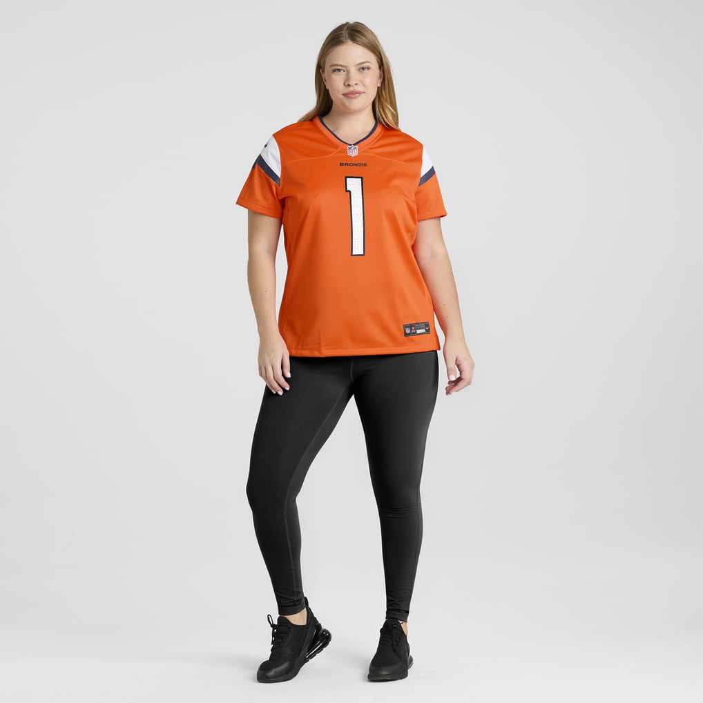Women's Denver Broncos Evan Engram Orange Team Game Jersey