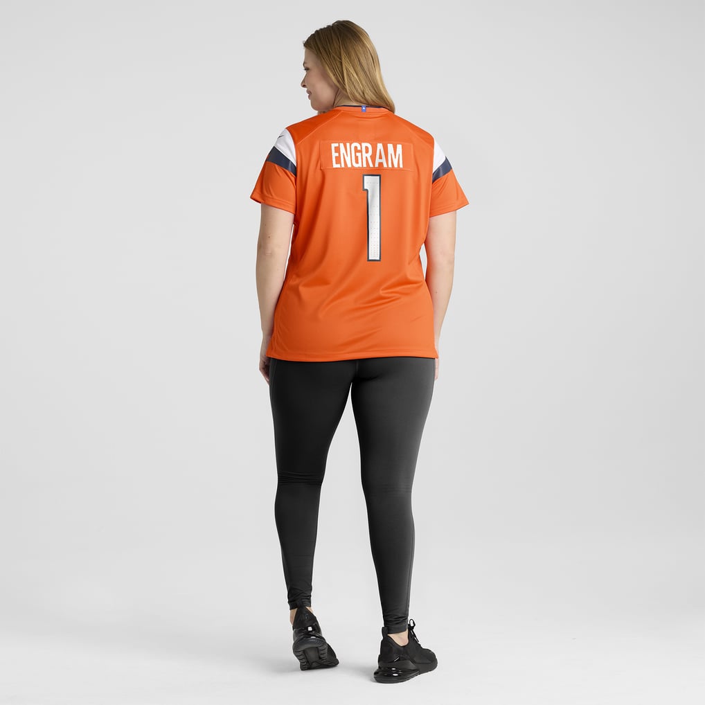 Women's Denver Broncos Evan Engram Orange Team Game Jersey