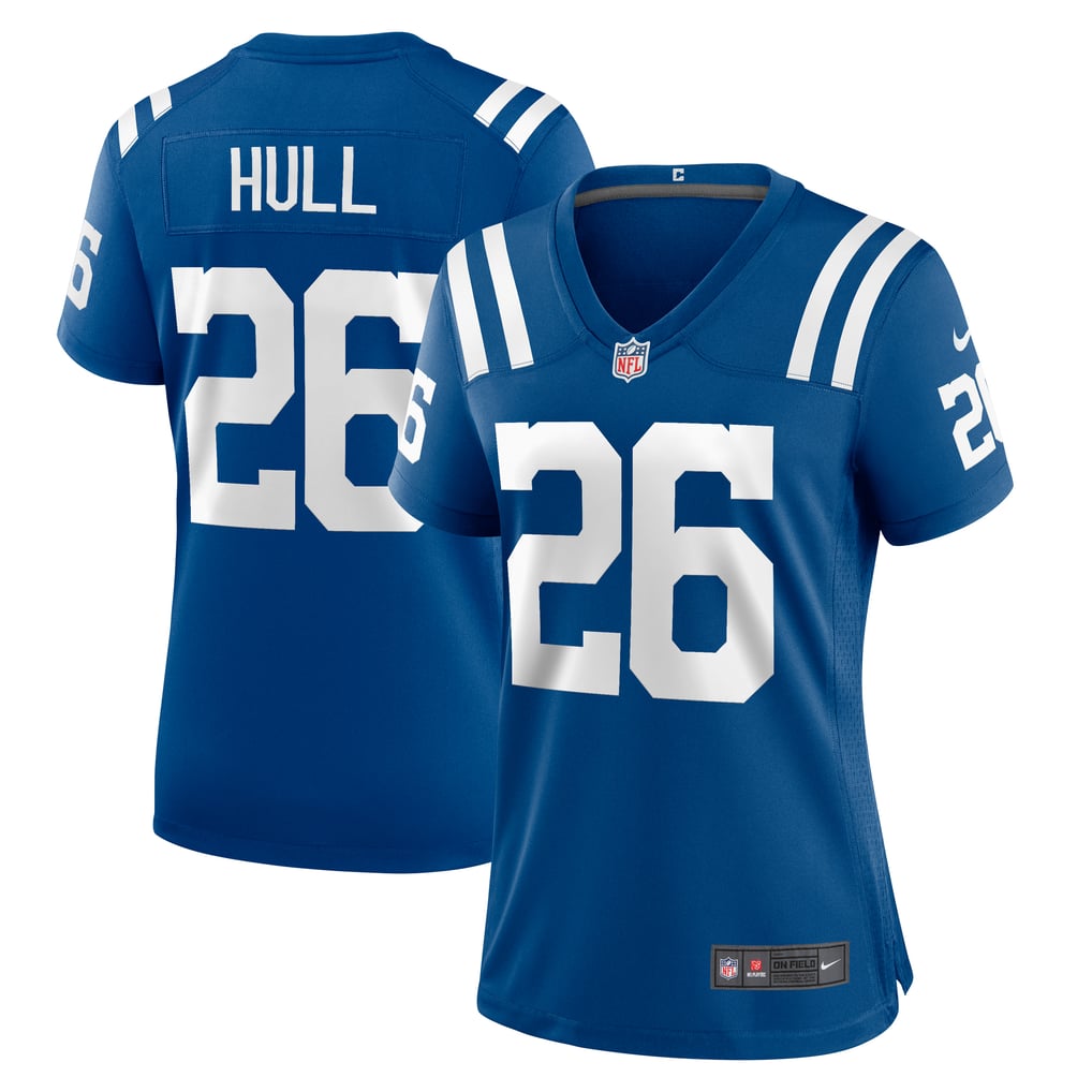 Women's Indianapolis Colts Evan Hull Royal Team Game Jersey