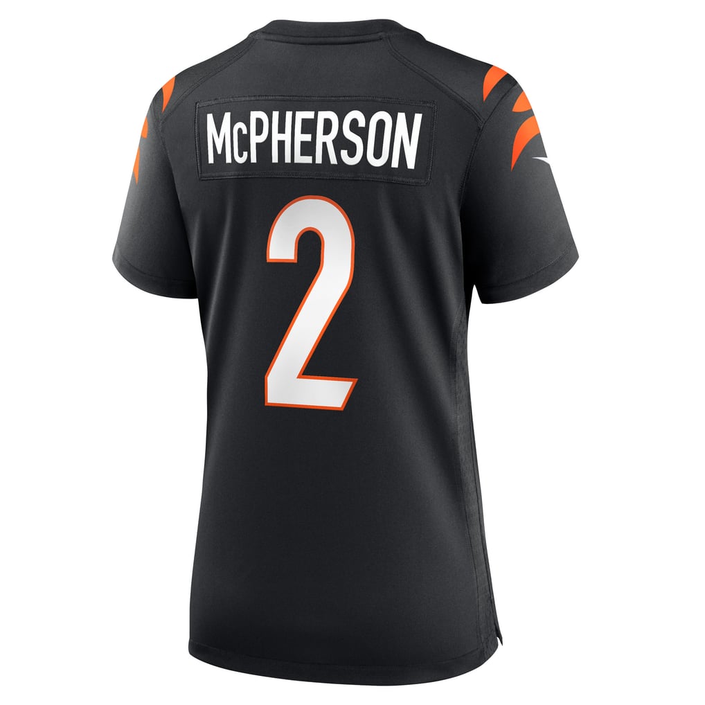 Women's Cincinnati Bengals Evan McPherson Black Game Jersey