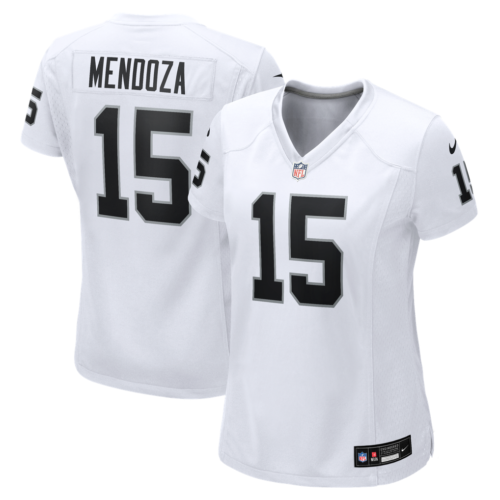 Women's Las Vegas Raiders Fernando Mendoza White Game Player Jersey
