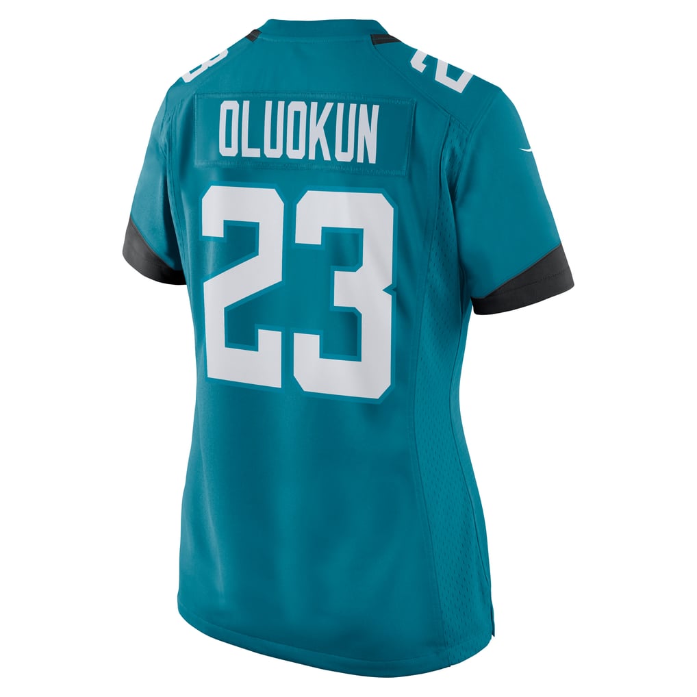 Women's Jacksonville Jaguars Foyesade Oluokun Teal Game Player Jersey