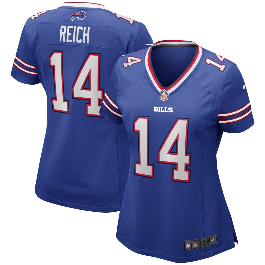 Women's Buffalo Bills Frank Reich Royal Game Retired Player Jersey