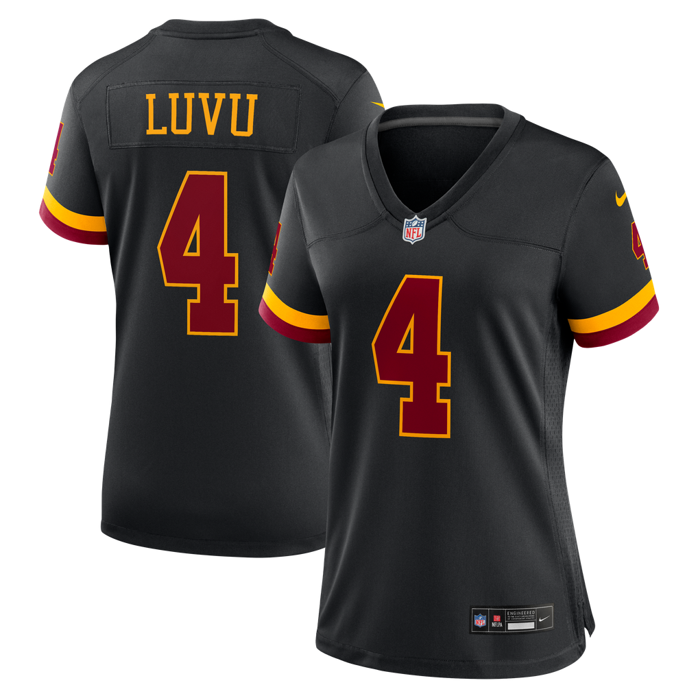 Women's Washington Commanders Frankie Luvu Black Hail Raiser Alternate Game Jersey