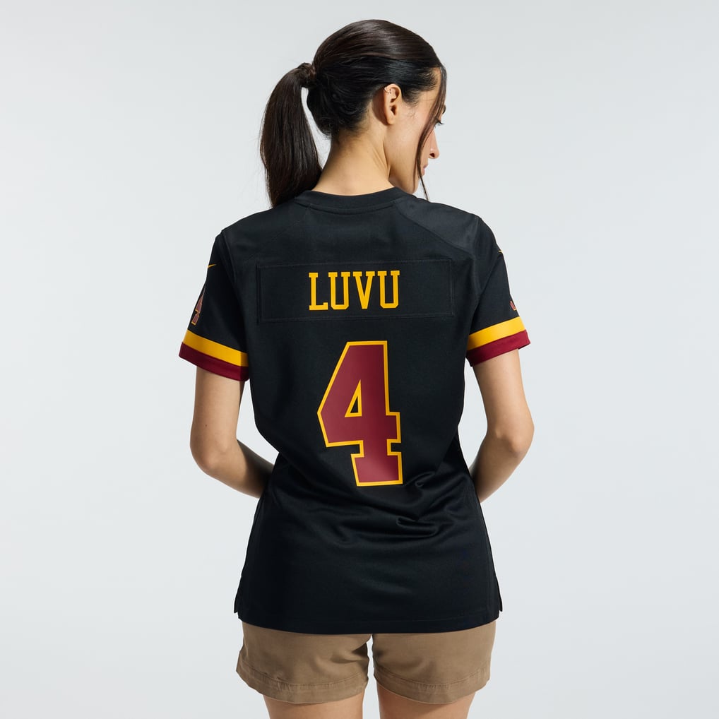 Women's Washington Commanders Frankie Luvu Black Hail Raiser Alternate Game Jersey