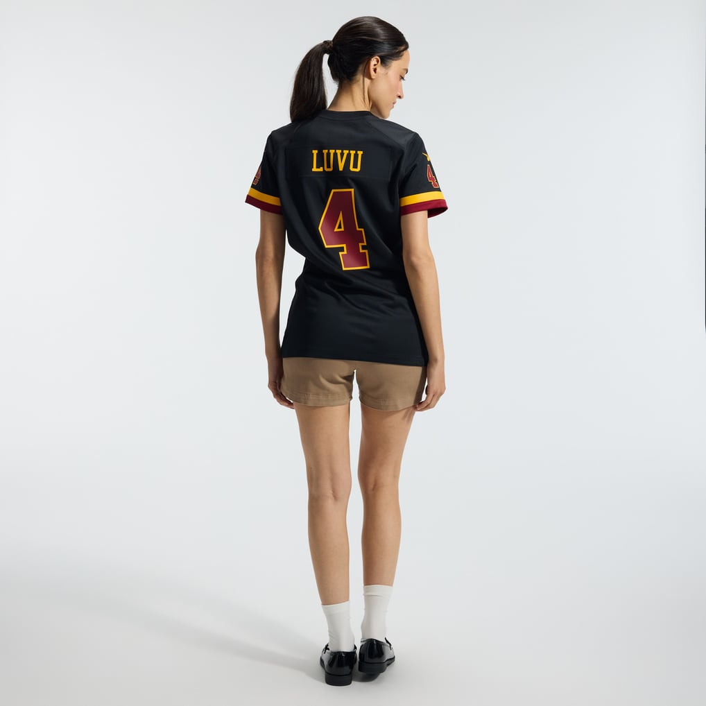 Women's Washington Commanders Frankie Luvu Black Hail Raiser Alternate Game Jersey