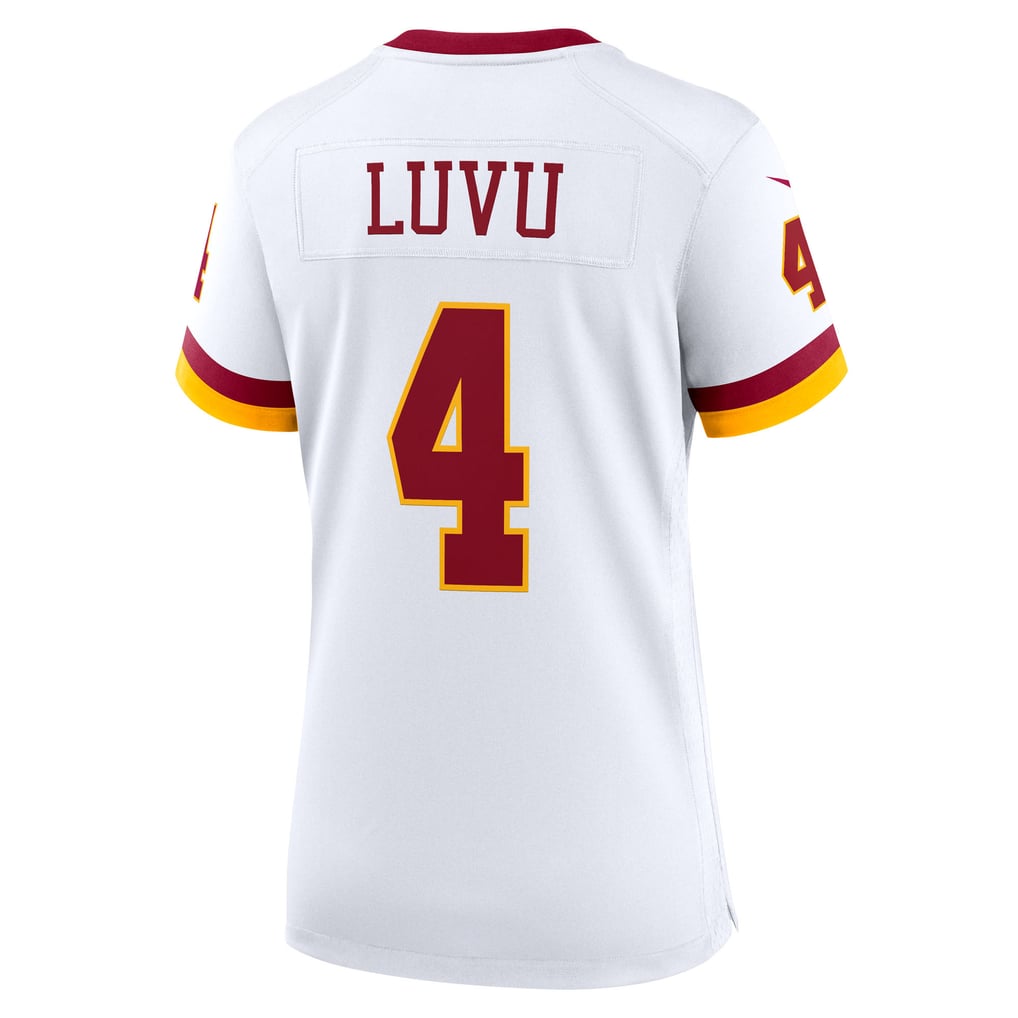Women's Washington Commanders Frankie Luvu White Game Super Bowl Era Jersey