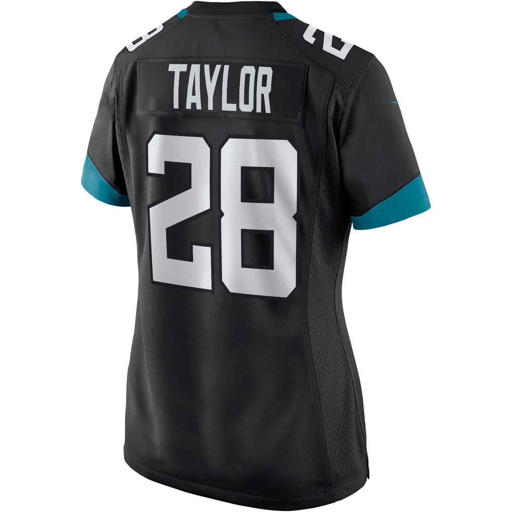 Women's Jacksonville Jaguars Fred Taylor Black Game Retired Player Jersey