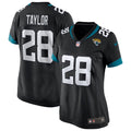 Women's Jacksonville Jaguars Fred Taylor Black Game Retired Player Jersey