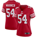 Women's San Francisco 49ers Fred Warner Scarlet Player Jersey
