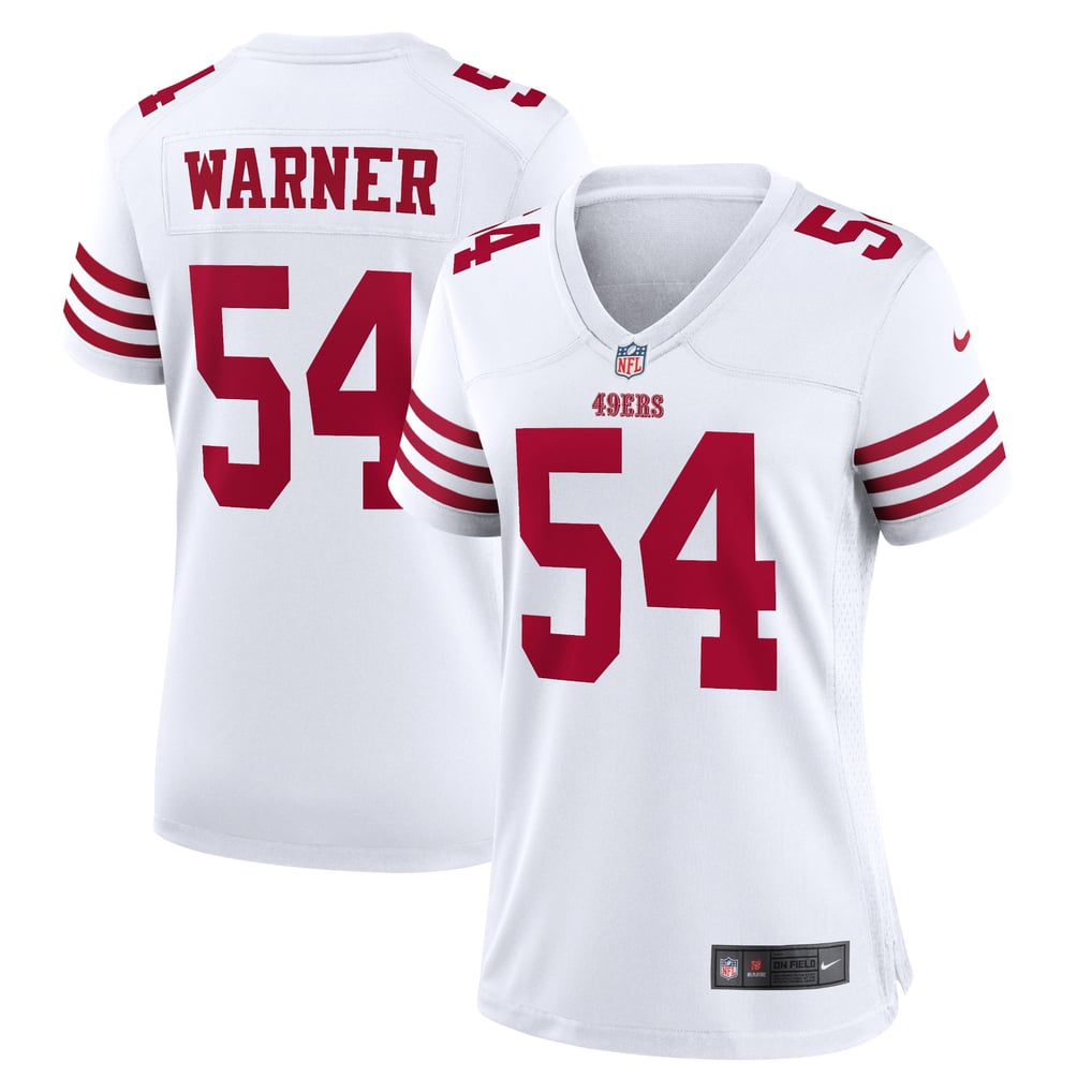 Women's San Francisco 49ers Fred Warner White Game Jersey