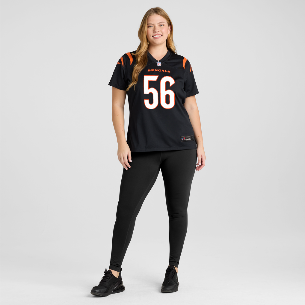 Women's Cincinnati Bengals Garmon Randolph Black Team Game Jersey