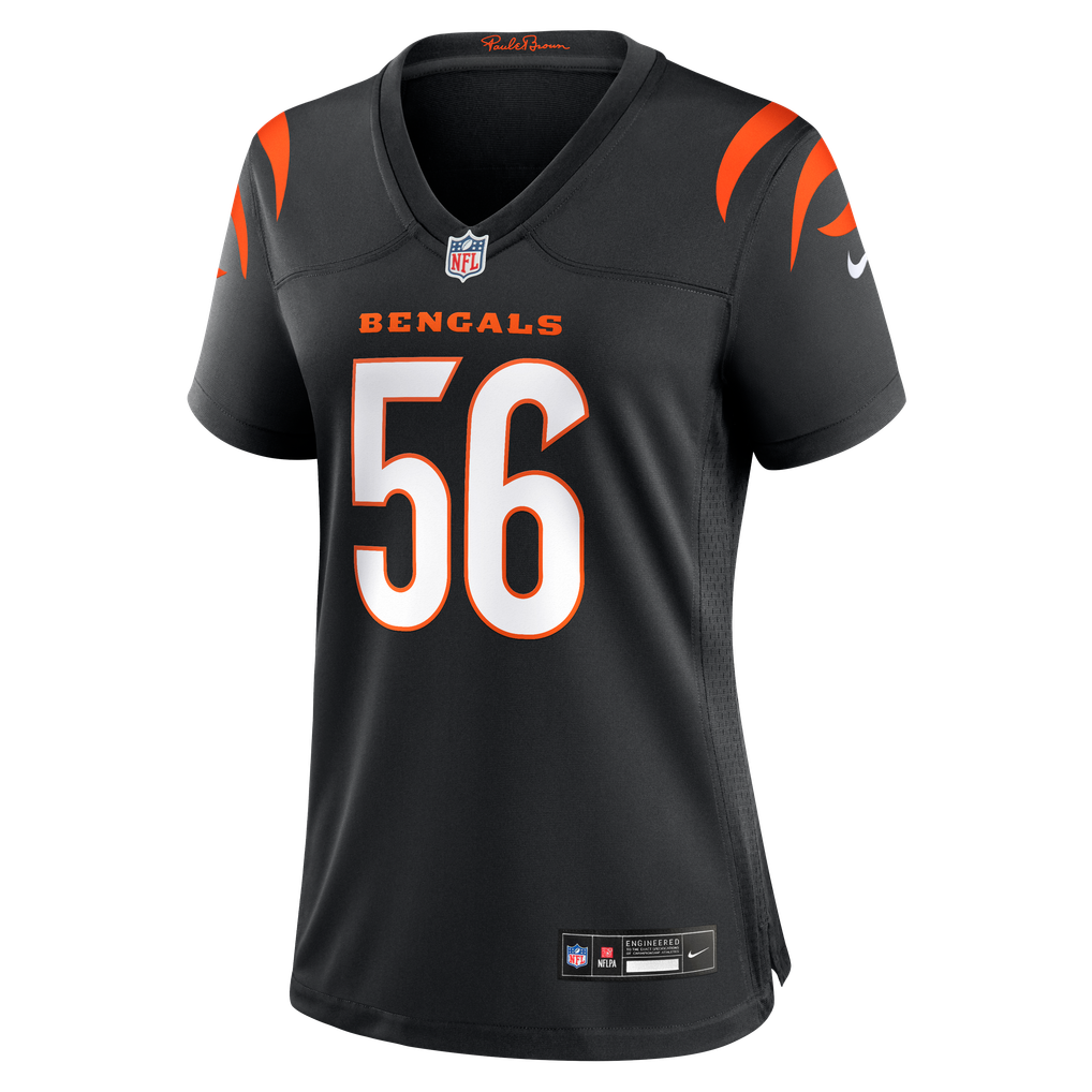 Women's Cincinnati Bengals Garmon Randolph Black Team Game Jersey