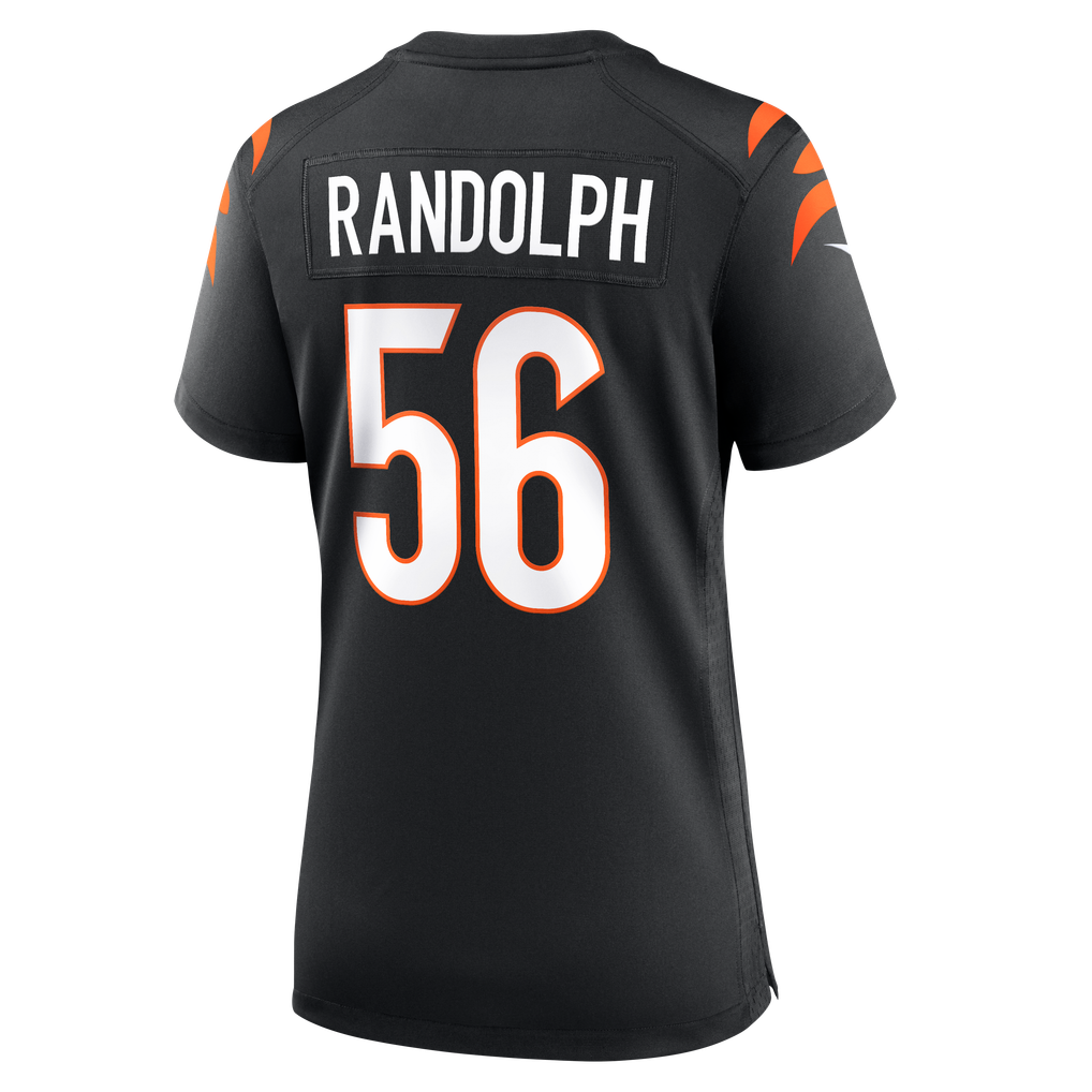 Women's Cincinnati Bengals Garmon Randolph Black Team Game Jersey