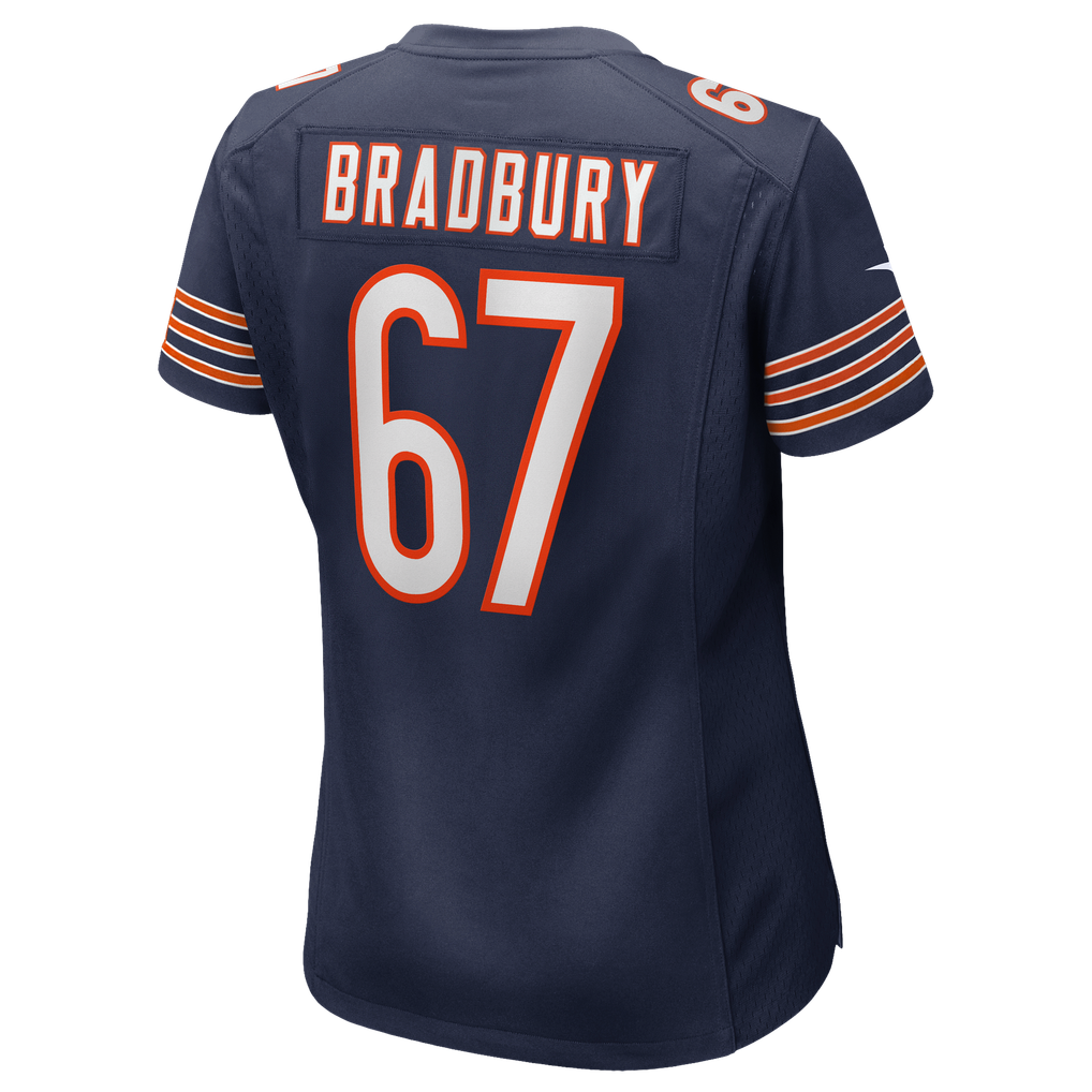 Women's Chicago Bears Garrett Bradbury Navy Team Game Jersey