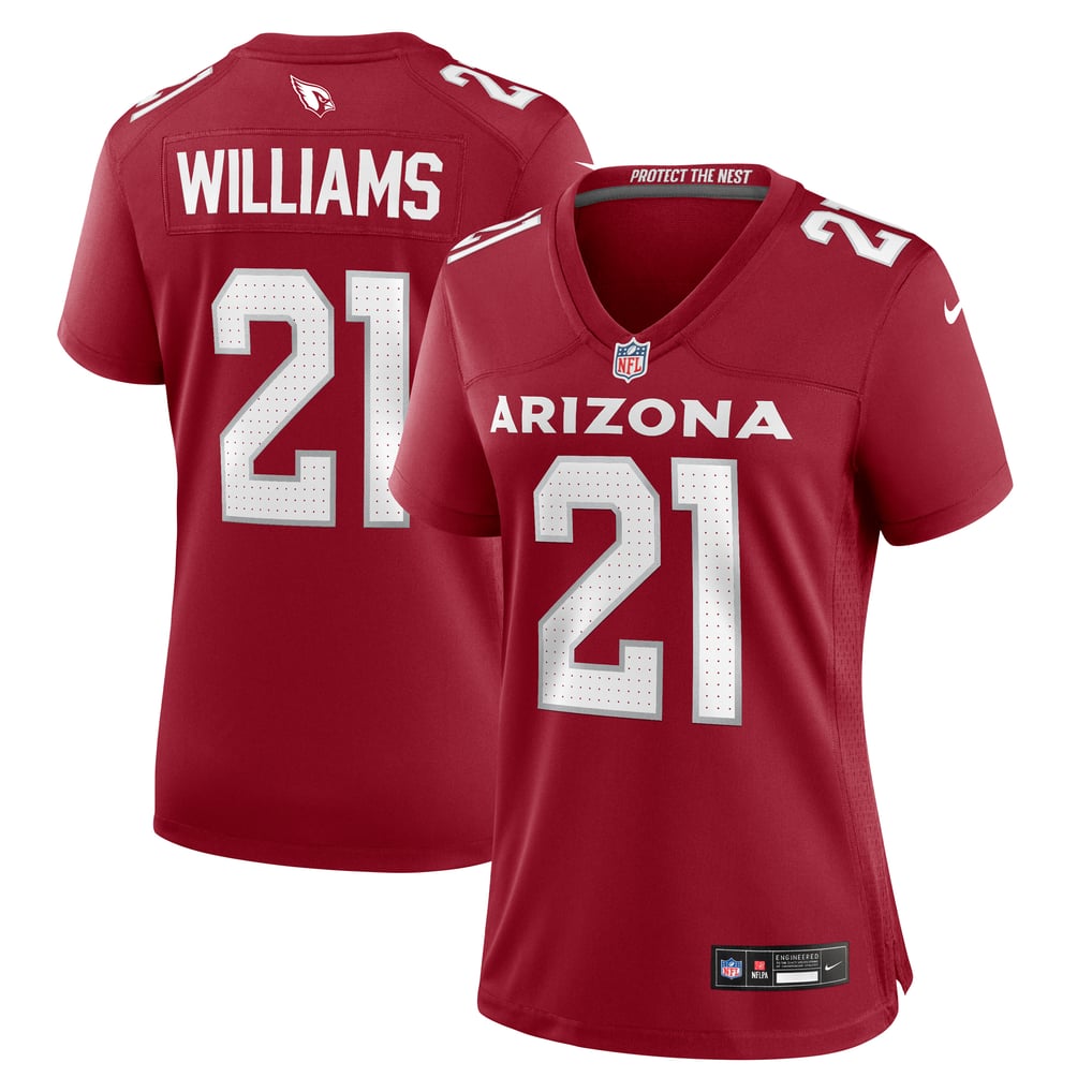 Women's Arizona Cardinals Garrett Williams Cardinal Game Jersey