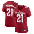 Women's Arizona Cardinals Garrett Williams Cardinal Game Jersey